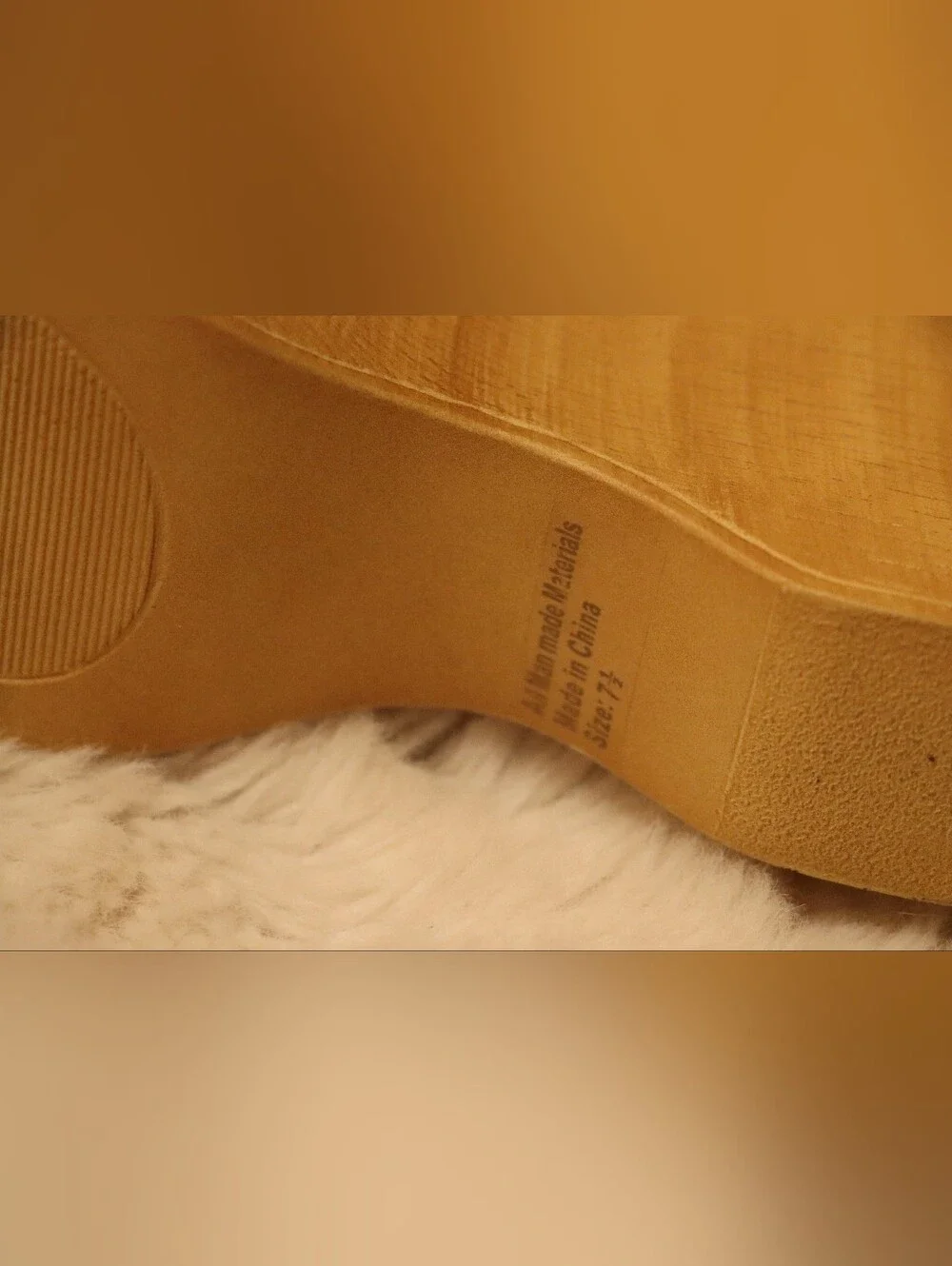 Women’s Tan Platform Wedge Sandals